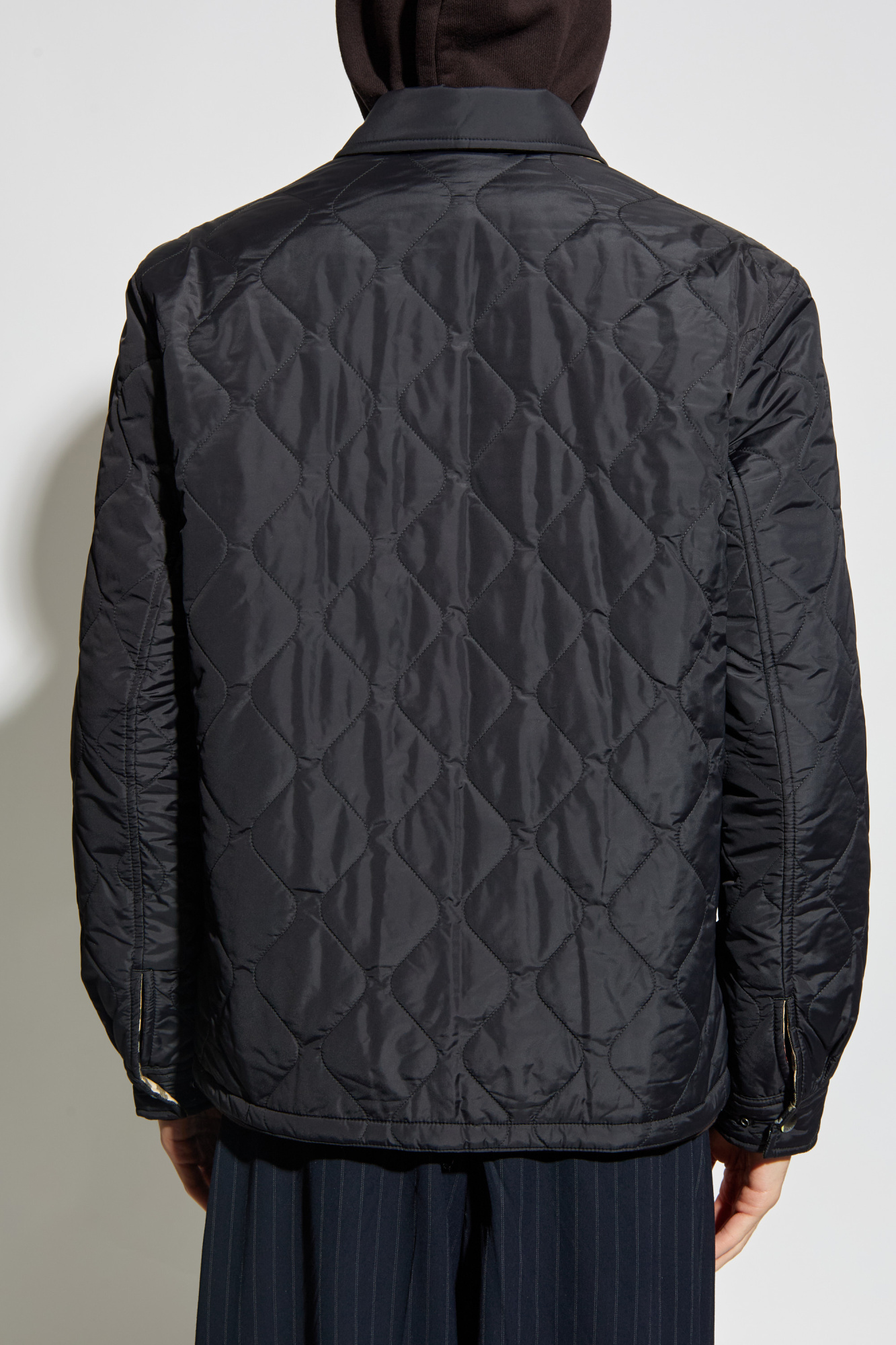 BURBERRY アウター　メンズ　ブラック　Ｌ Burberry Reversible Quilted Jacket | Saks Fifth Avenue